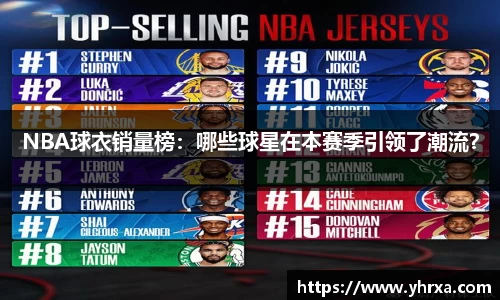 NBA球衣销量榜：哪些球星在本赛季引领了潮流？